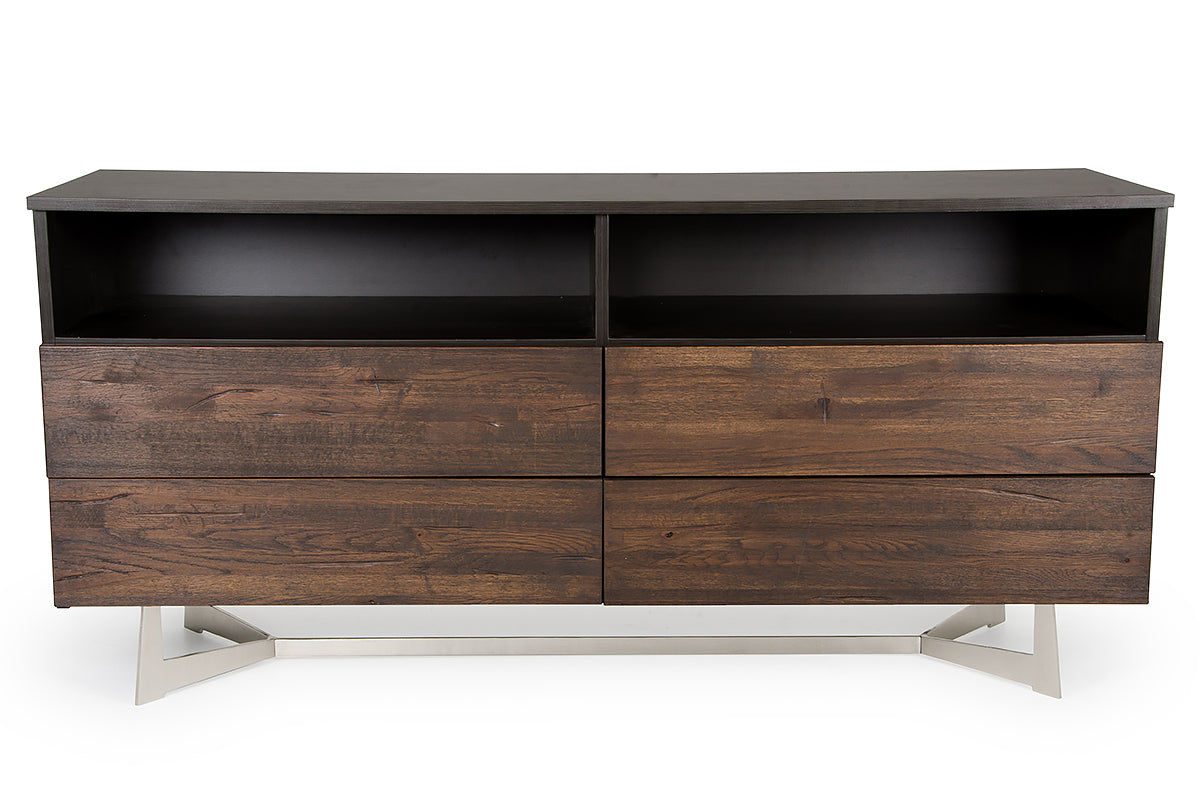 Dark Aged Oak  Dresser Or TV Stand
