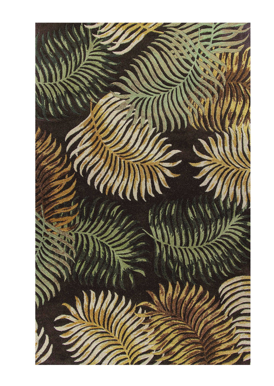 8' X 10' 6 Wool Espresso Area Rug