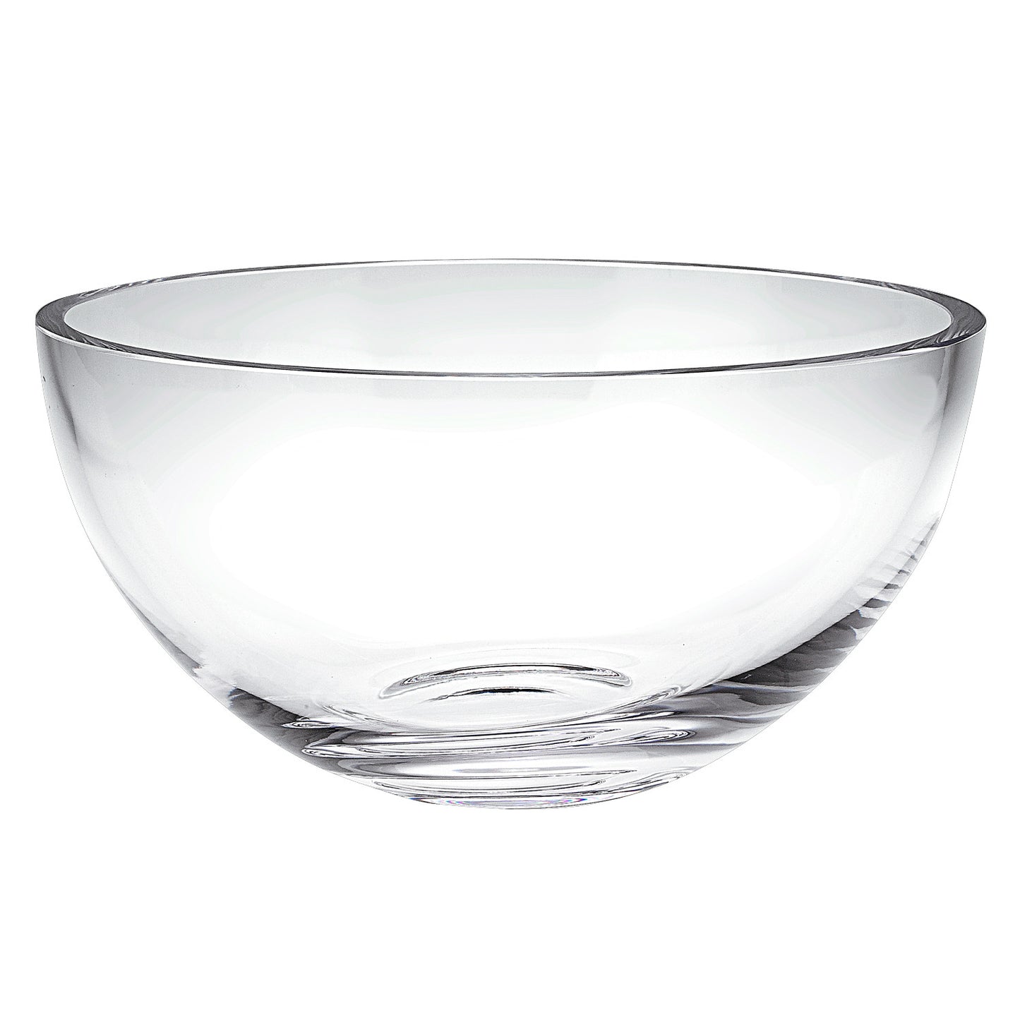 10 Mouth Blown Glass Salad Or Fruit Bowl