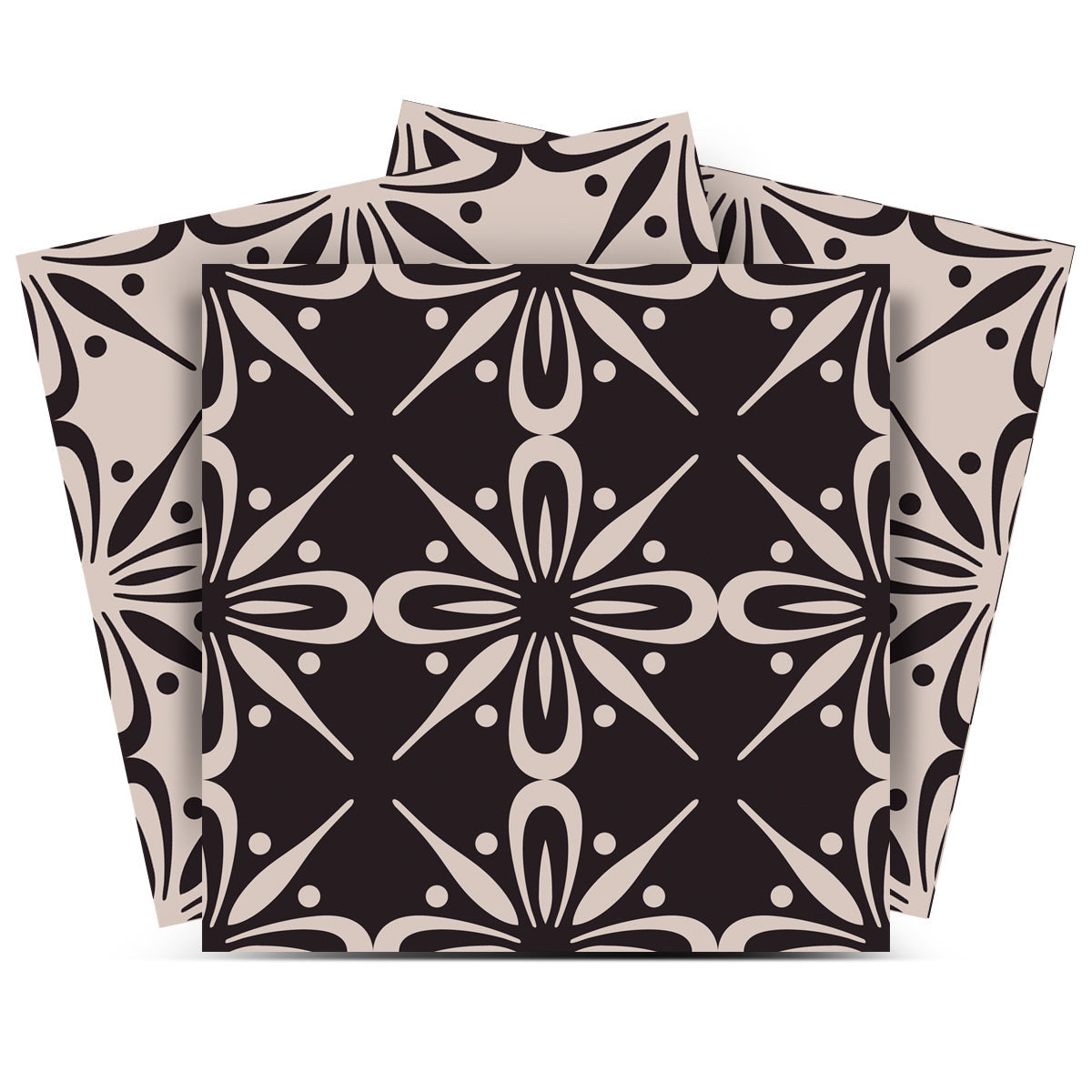 6" X 6" The Clover Peel And Stick Removable Tiles