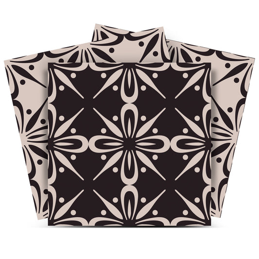 6" X 6" The Clover Peel And Stick Removable Tiles