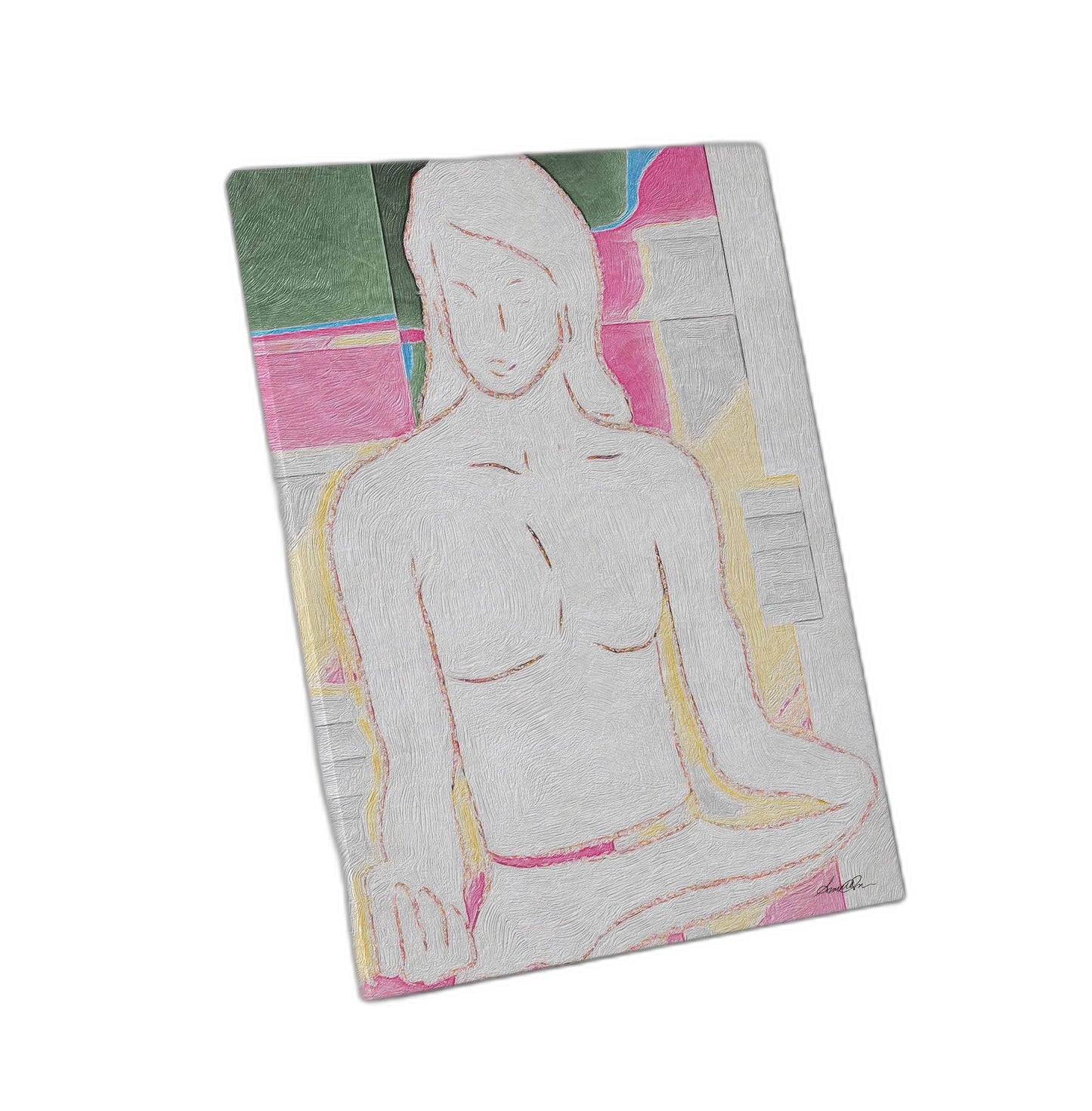 Art of Meditation Matte Canvas 1 Wrapped Canvas Print Wall Art