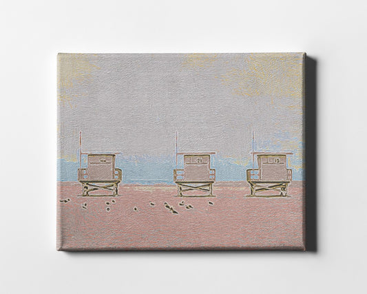 Distance Matte Canvas Wrapped Canvas Print Wall Art