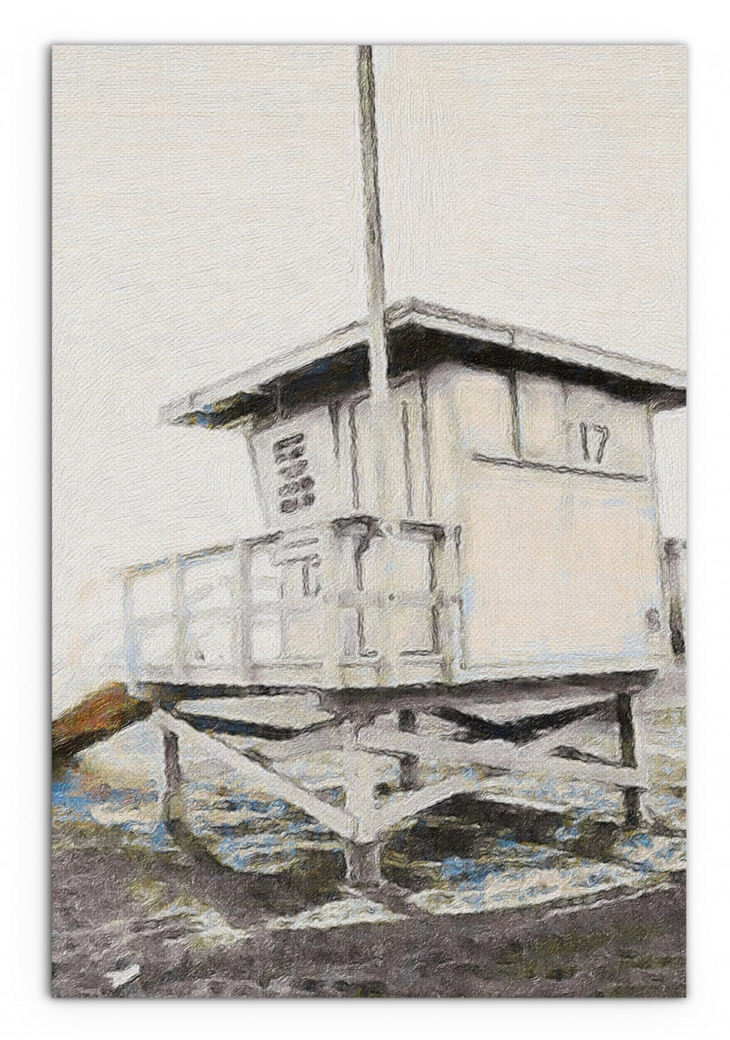 On Watch Matte Canvas Wrapped Canvas Print Wall Art