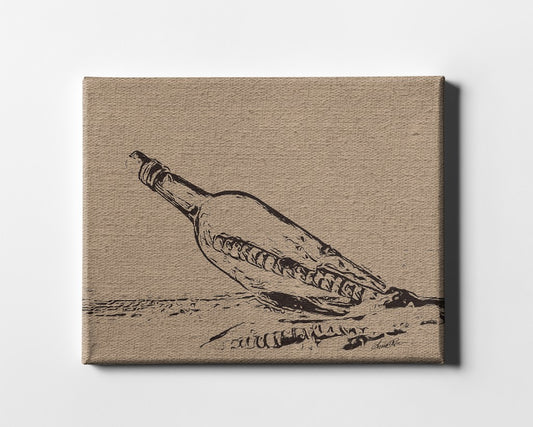 A Message Matte Canvas Wrapped Canvas Print Wall Art