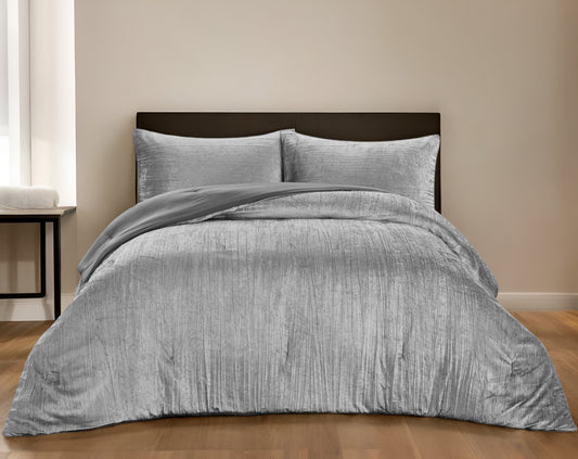 Silver Queen Polyester 180 Thread Count Washable Down Comforter Set