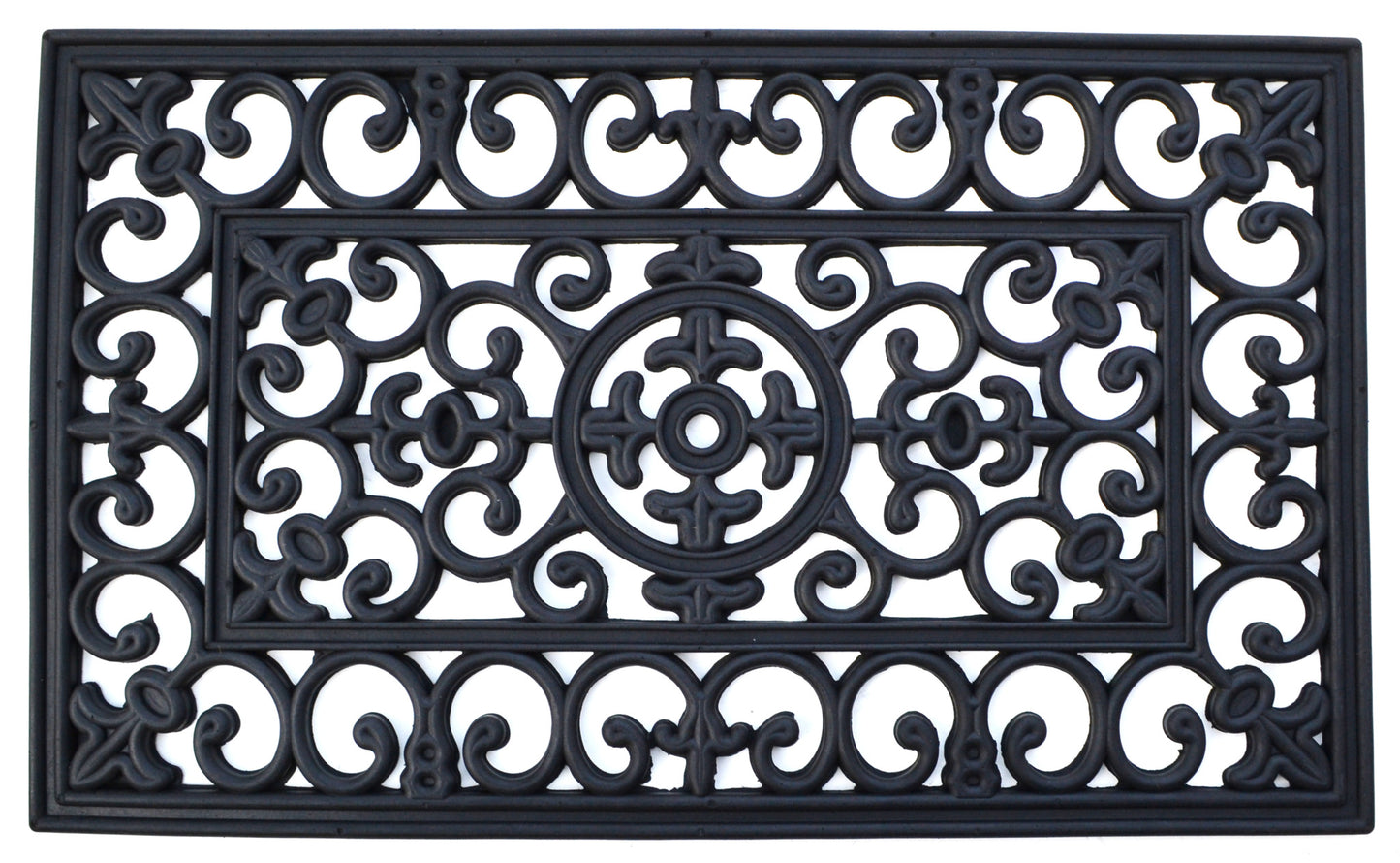 24" X 36" Black Rubber Outdoor Door Mat